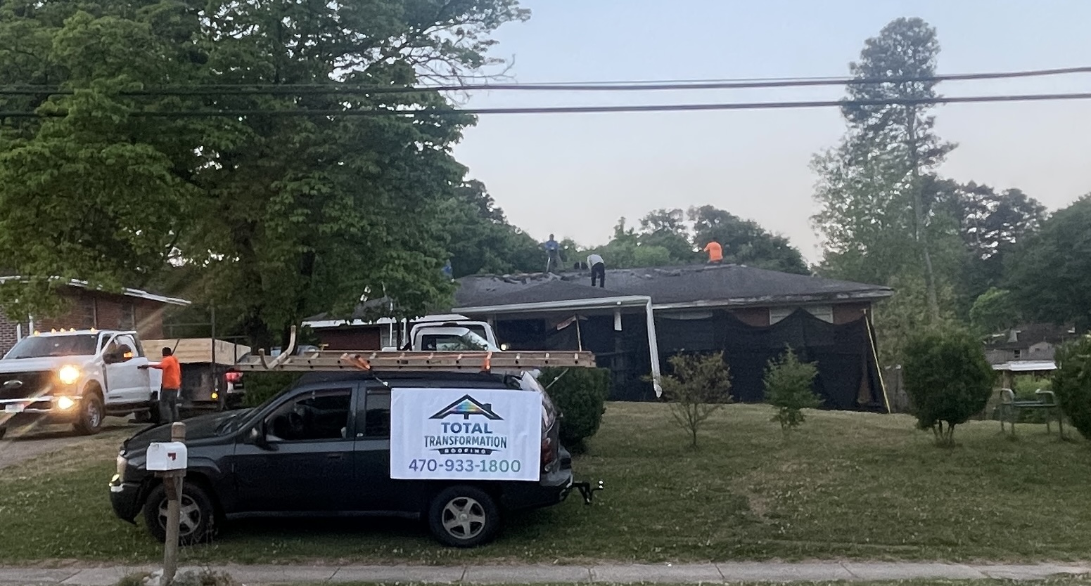 Mableton, GA home roof before replacement